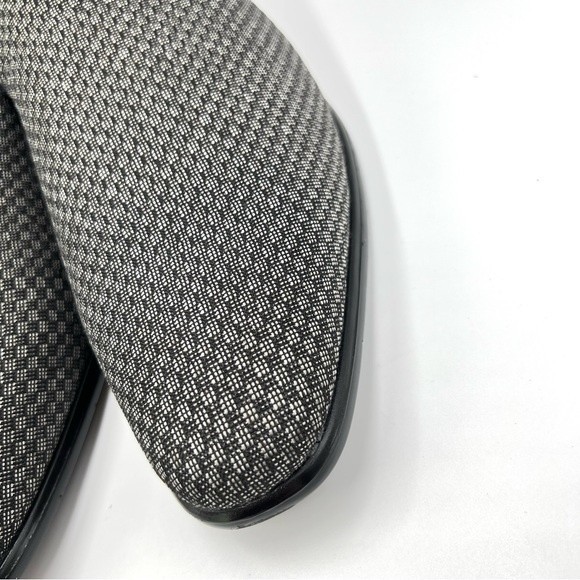 9.5W 9.5 W WIDE Stacy Adams Saville Black‎ Gray Silver Slip On Loafers Shoes main image 12